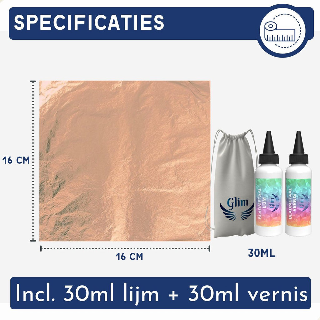 Bladmetaal Koper Complete set