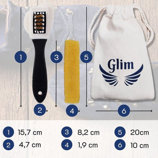 Originele Suede Set - Borstel + Gum