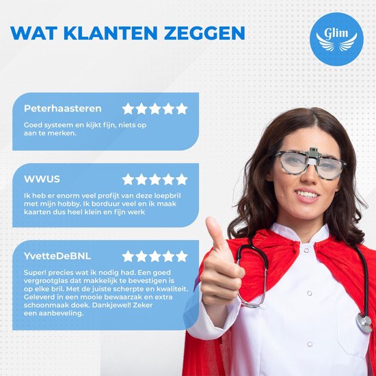 Originele Vergrootglas bril