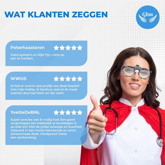 Originele Vergrootglas bril