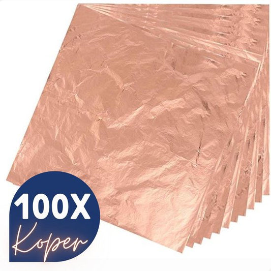 Bladmetaal – 100 vellen - KOPER