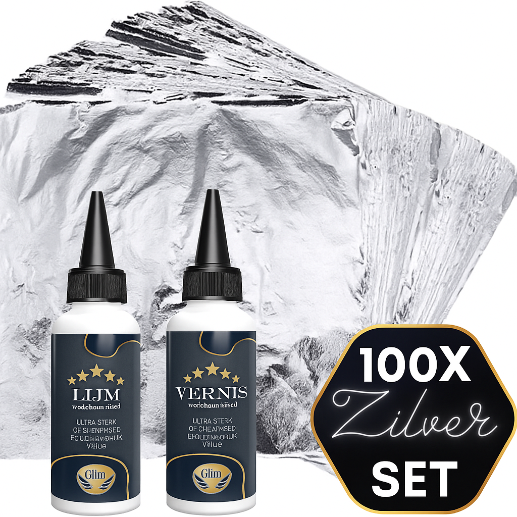 Bladmetaal Goud complete set